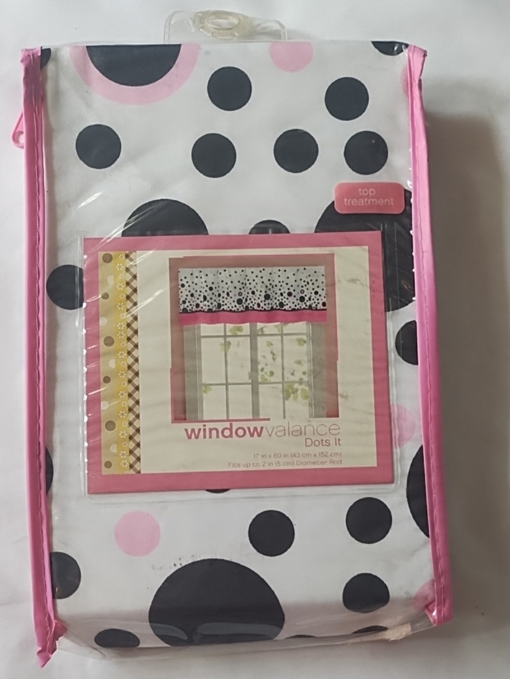 Liberty Dots It Window Valance